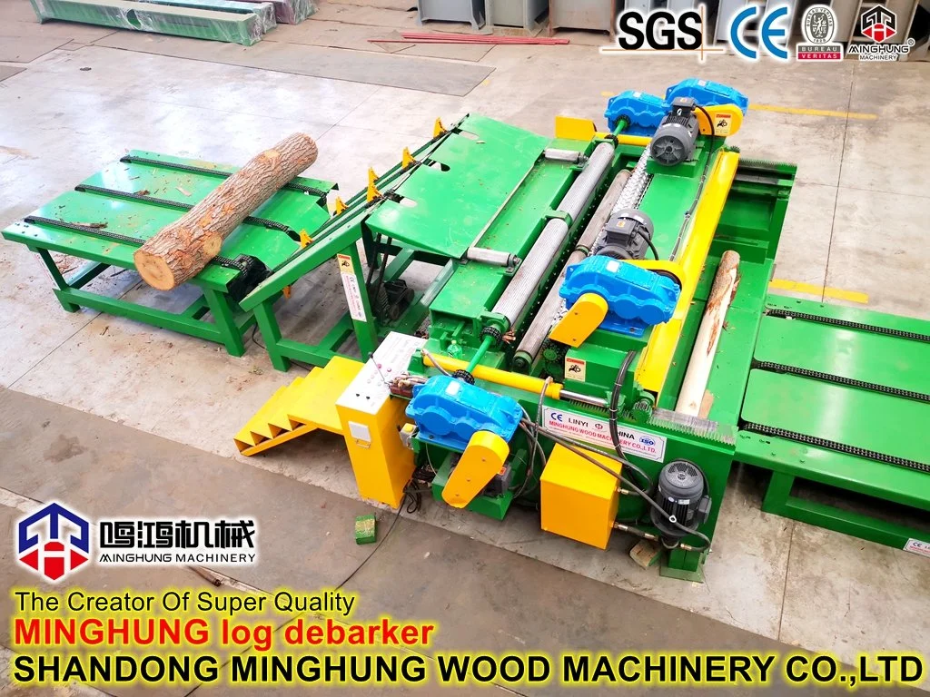 Wood Log Debarker for Veneer Production Line